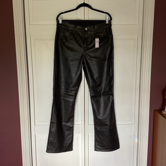 GAP Pants - NWT Gap baby boot faux leather pants